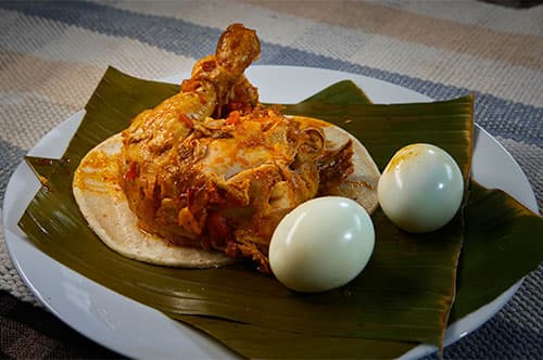 RECETA: Gallina Achiotada